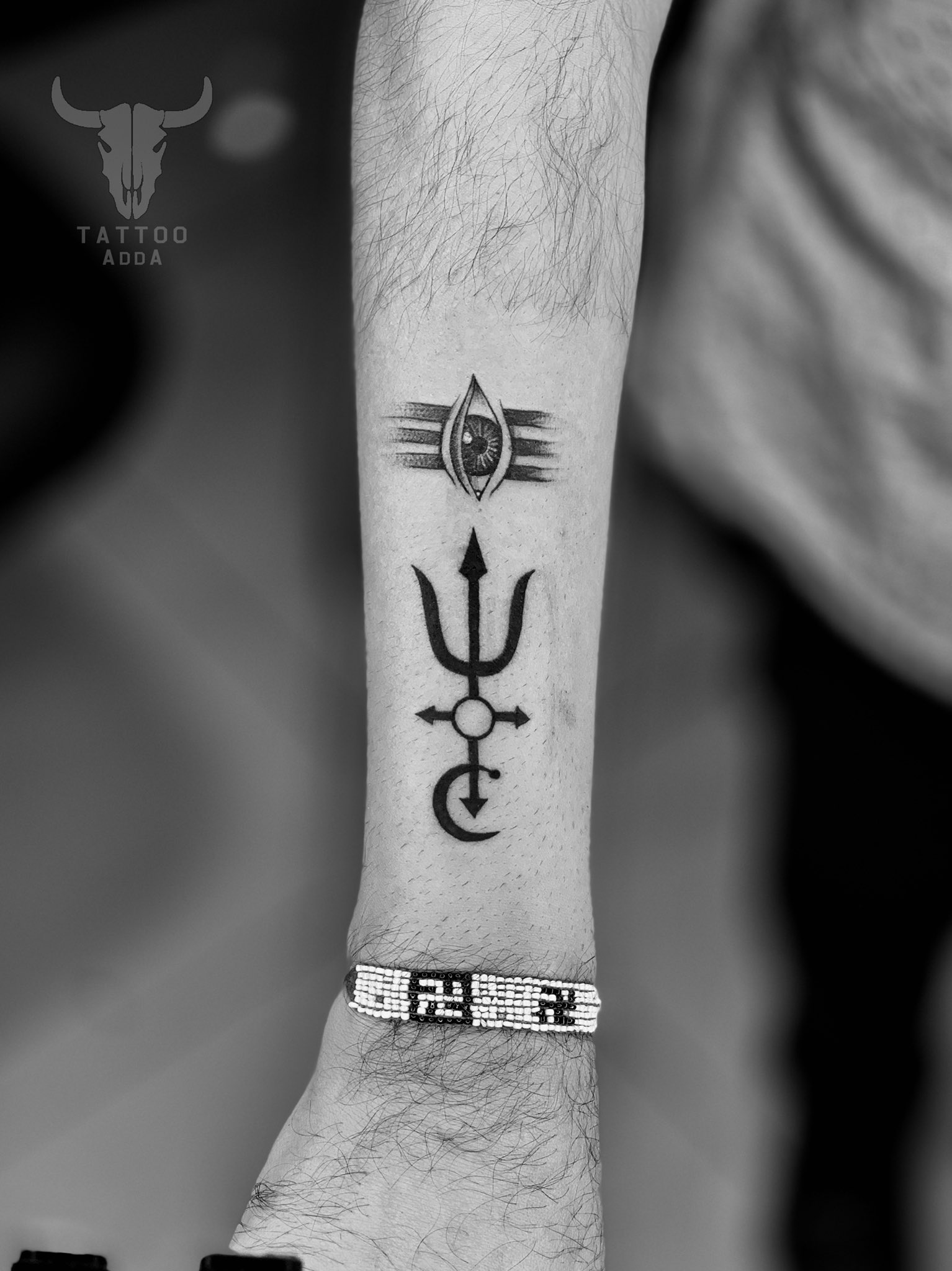 Trishul Om with Swastika Tattoo Waterproof Temporary Body Tattoo Boy a –  Temporarytattoowala