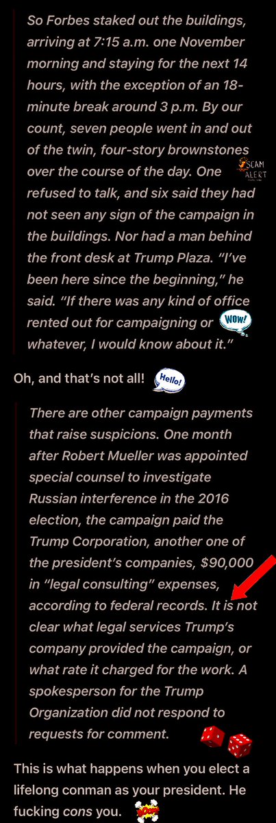 AJPennyfarthing's tweet photo. Today on Pennyfarthing's Greatest Miffs from DailyKos, we discover Donnie's 2020 reelection scam appears to have begun before his first (and only) inauguration. We can't wait to see the miniseries. Because there's a whole lot of cray in this sordid tale. #GoodbyeAsshat #AJP https://t.co/EwEXhQjvl8