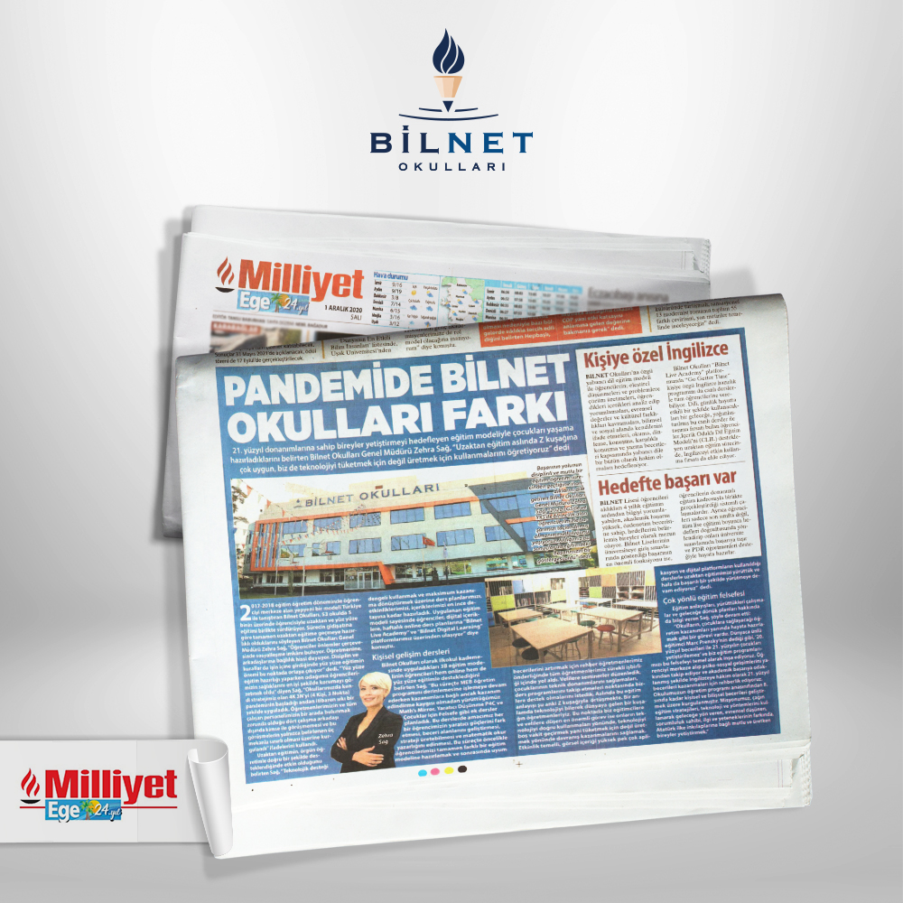 "Pandemide Bilnet Okulları Farkı"

Genel Müdürümüz Zehra SAĞ, Milliyet gazetesine pandemi döneminde okullarımızda uyguladığımız eğitim programları hakkında bilgi verdi. <a href="/milliyet/">milliyet.com.tr</a>

#BilnetOkulları #BilnetSchools #BilnetleGelecekDahaNet #Eğitim #Basın #BasınYansıması