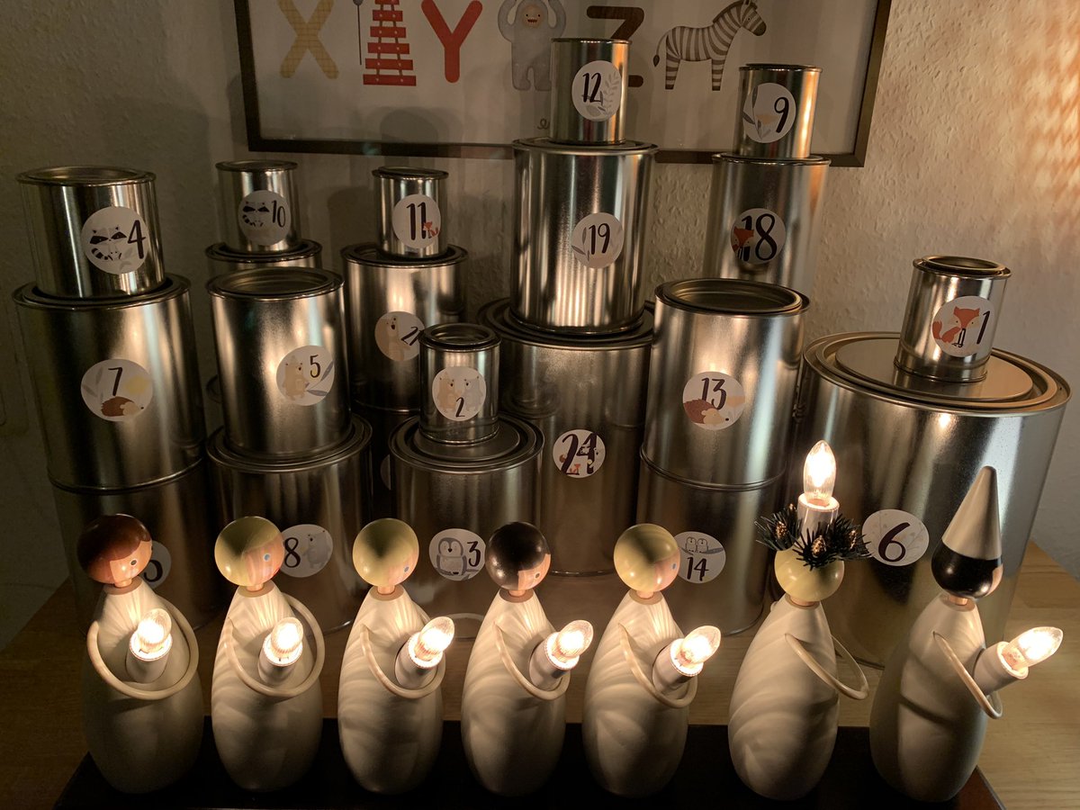 Farblosen können nicht nur hervorragend recycelt werden, man kann aus ihnen auch einen sehr schönen #Adventskalender machen. 
#metalrecyclesforever