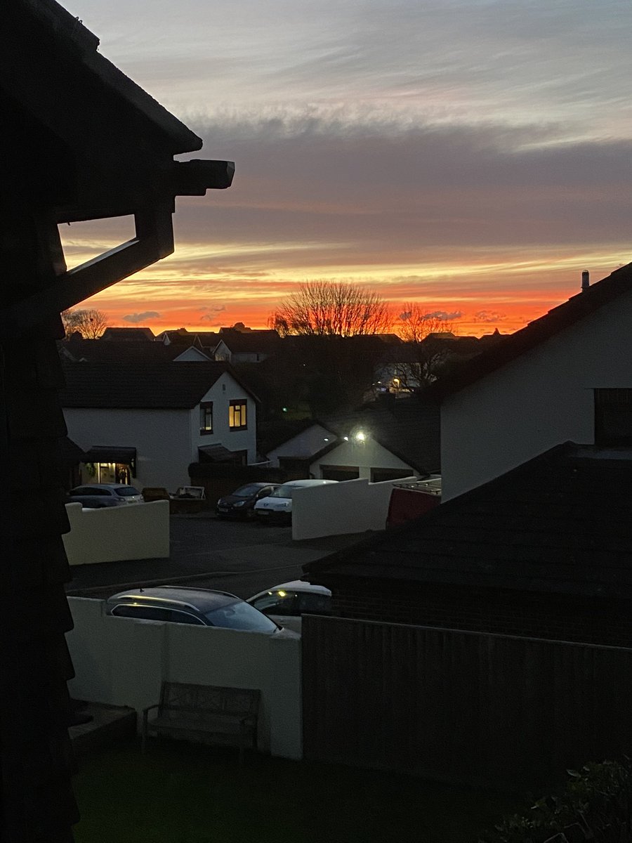 Sunrise this morning is stunning!
Have a lovely Tuesday everyone. 
#Torbay #24DaysTillChristmas
