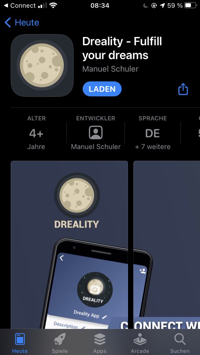 Tutorialwork's tweet image. Dreality ist jetzt in allen Stores zu haben 🥳