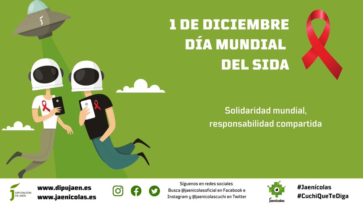 jaenicolascuchi's tweet photo. 📢𝐂𝐮𝐜𝐡𝐢 𝐪𝐮𝐞 𝐭𝐞 𝐝𝐢𝐠𝐚:  

👉🏻Hoy es el 𝐃í𝐚 𝐌𝐮𝐧𝐝𝐢𝐚𝐥 𝐝𝐞 𝐥𝐚 𝐥𝐮𝐜𝐡𝐚 𝐜𝐨𝐧𝐭𝐫𝐚 𝐞𝐥 𝐒𝐈𝐃𝐀

📌El lema para este 2020 es Sᴏʟɪᴅᴀʀɪᴅᴀᴅ ᴍᴜɴᴅɪᴀʟ, ʀᴇsᴘᴏɴsᴀʙɪʟɪᴅᴀᴅ ᴄᴏᴍᴘᴀʀᴛɪᴅᴀ

#Jaenícolas
#Cuchiquetediga
#DiputacióndeJaén https://t.co/2h28dAT82Q