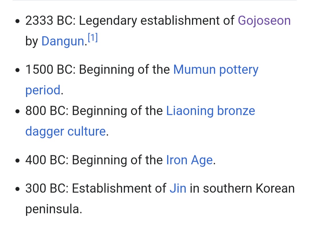 Establishment of earliest korean kingdoms. No ancient kingdom, no modern korea, no BTS.