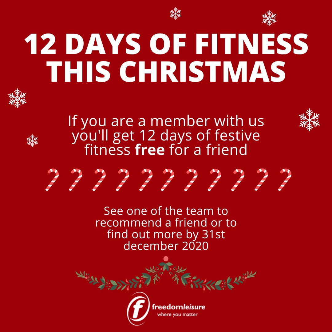 Heddiw yw dechrau ein 12 diwrnod o'r Nadolig!

Mae hynny'n golygu y gall pob un o'n haelodau atgyfeirio ffrind am ddeuddeg diwrnod o hyfforddiant AM DDIM 🎅🎁