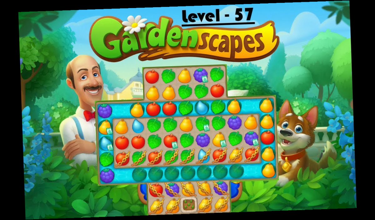 gardenscapes hack level 57 / Twitter