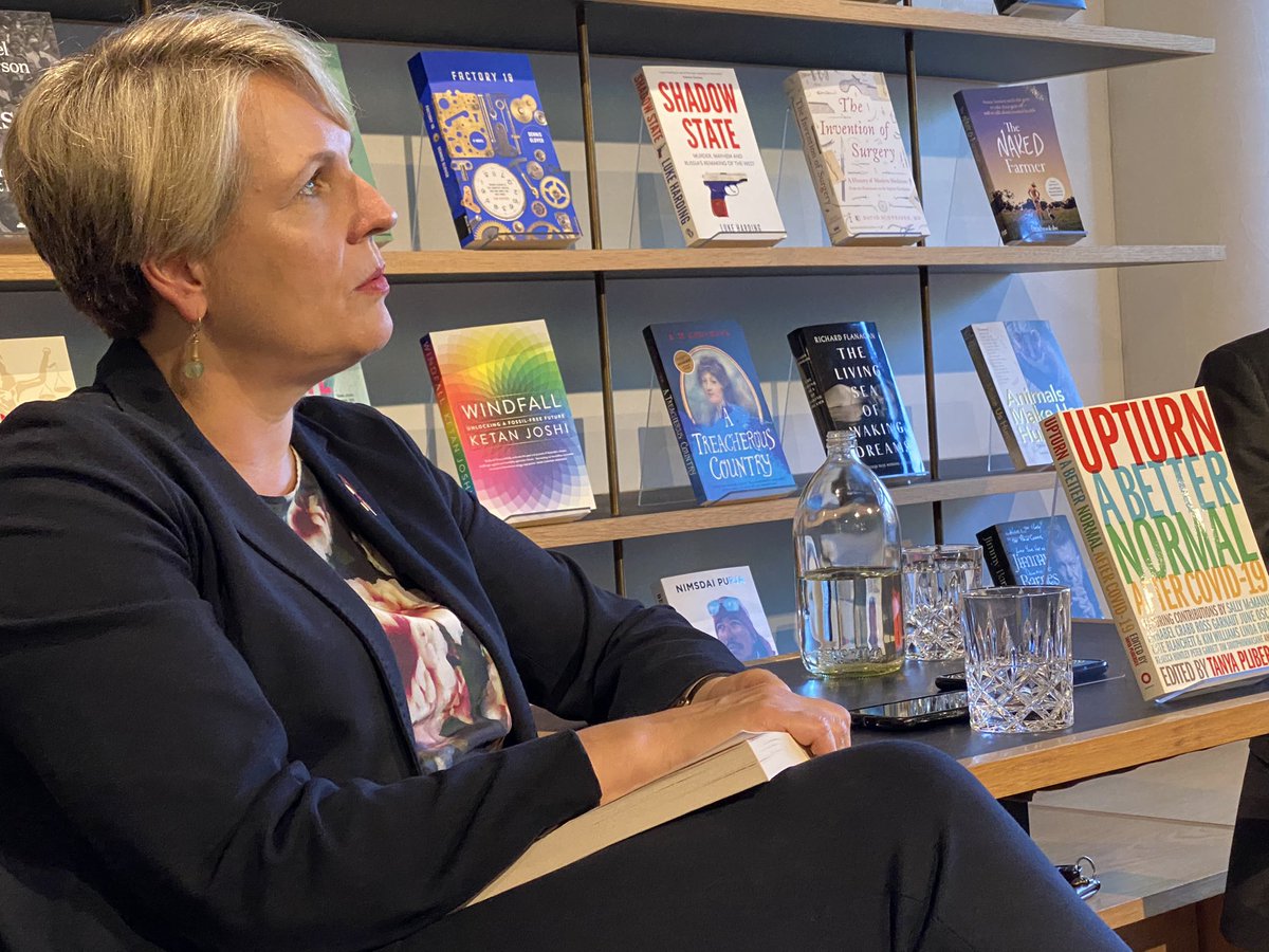 Why  @tanya_plibersek did the book: Inspired by  #StuartMacintyre’s book on post-war reconstruction, asked herself, what’s our version of that going to be? And then got cracking. Things that seem impossible AREN’T impossible.  #UpturnABetterNormal  @newsouthpub  #auspol 7/7