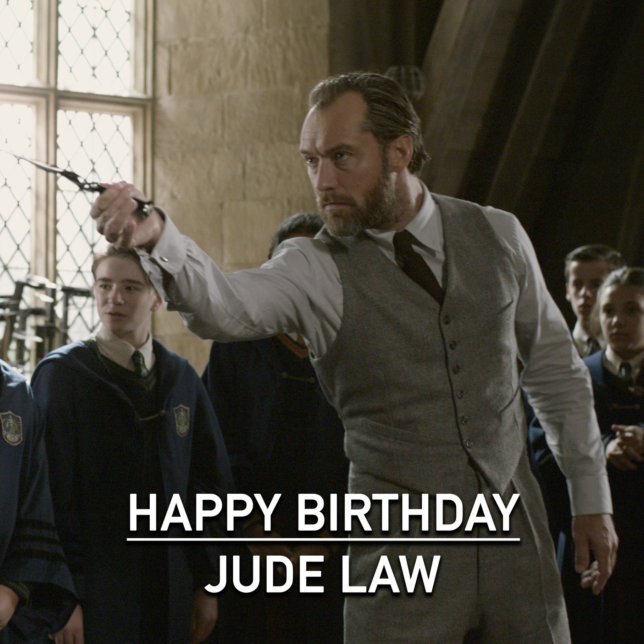 Happy Birthday to Jude Law, who returns as Albus Dumbledore in the third installment of 
