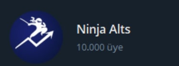 Sevgili Ninjalar, spot olarak herkese açık olan grubumuz Ninja Alts, 10.000 kişiye ulaştı. Hedefimiz 100.000 kripto para takipçisine kaliteli içerik sunmak. Teşekkür ederiz.🥷

t.me/ninjatraderstr