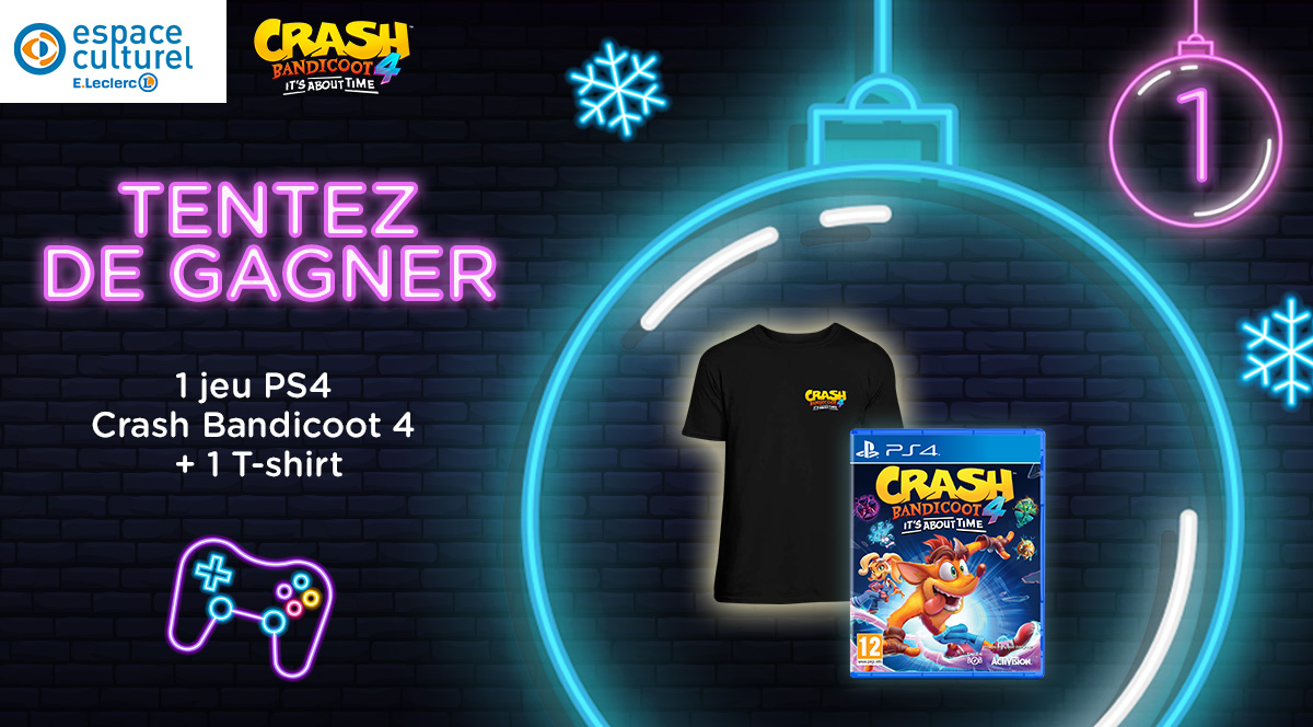 Leclerc_JV's tweet photo. C'est le grand retour !
Pour patienter jusqu'à Noël, retrouver notre calendrier de l'Avent 🤩
Pour remporter votre jeu #CrashBandicoot4 et un T-shirt, RT + follow et tweetez avec #ELeclercCalendrierDeLAvent !

Règlement ▶️ https://t.co/vtBvlyrrEP https://t.co/mhYCdauYMm