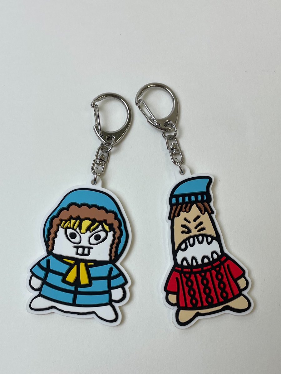 5⃣ラバーキーホルダー【まじめん/ゴンア】 定番のラバーキーホルダー