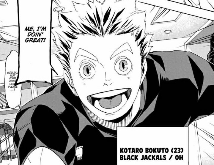 Here's Bokuto to brighten up your day!! 