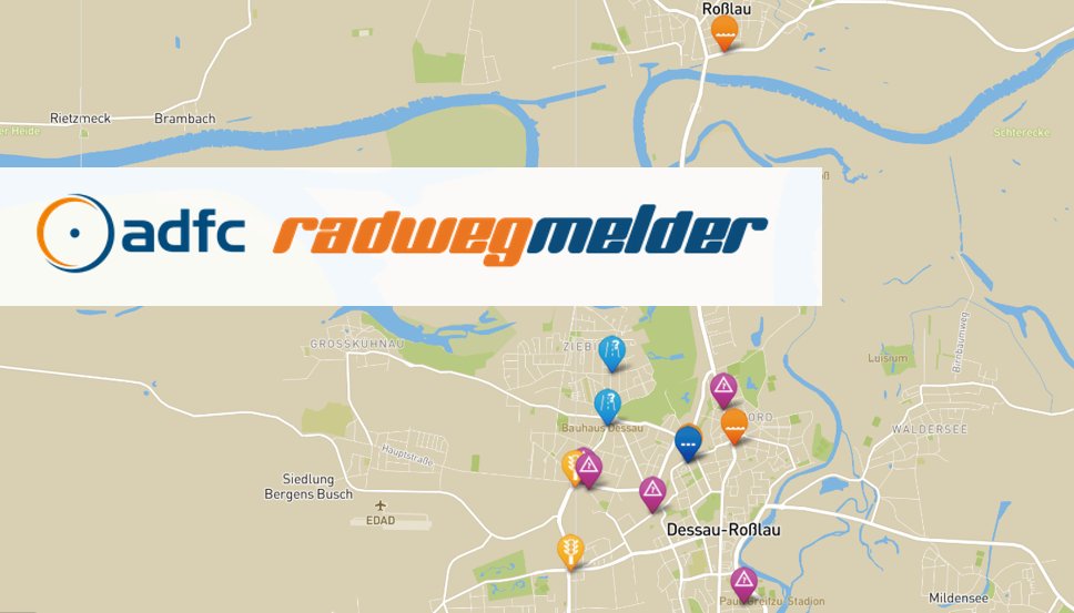 Ab sofort: Radwegmelder für #Dessau-#Rosslau Klick: adfc-sachsenanhalt.de/radwegmelder/d… Helfen Sie mit Zustand und Probleme zu dokumentieren! Foto machen und an gemütlichen Adventsabenden mit Text versehen, hochladen, fertig. Ein Angebot des ADFC Dessau. Infos dazu: adfc-sachsenanhalt.de/2020/11/30/rad…