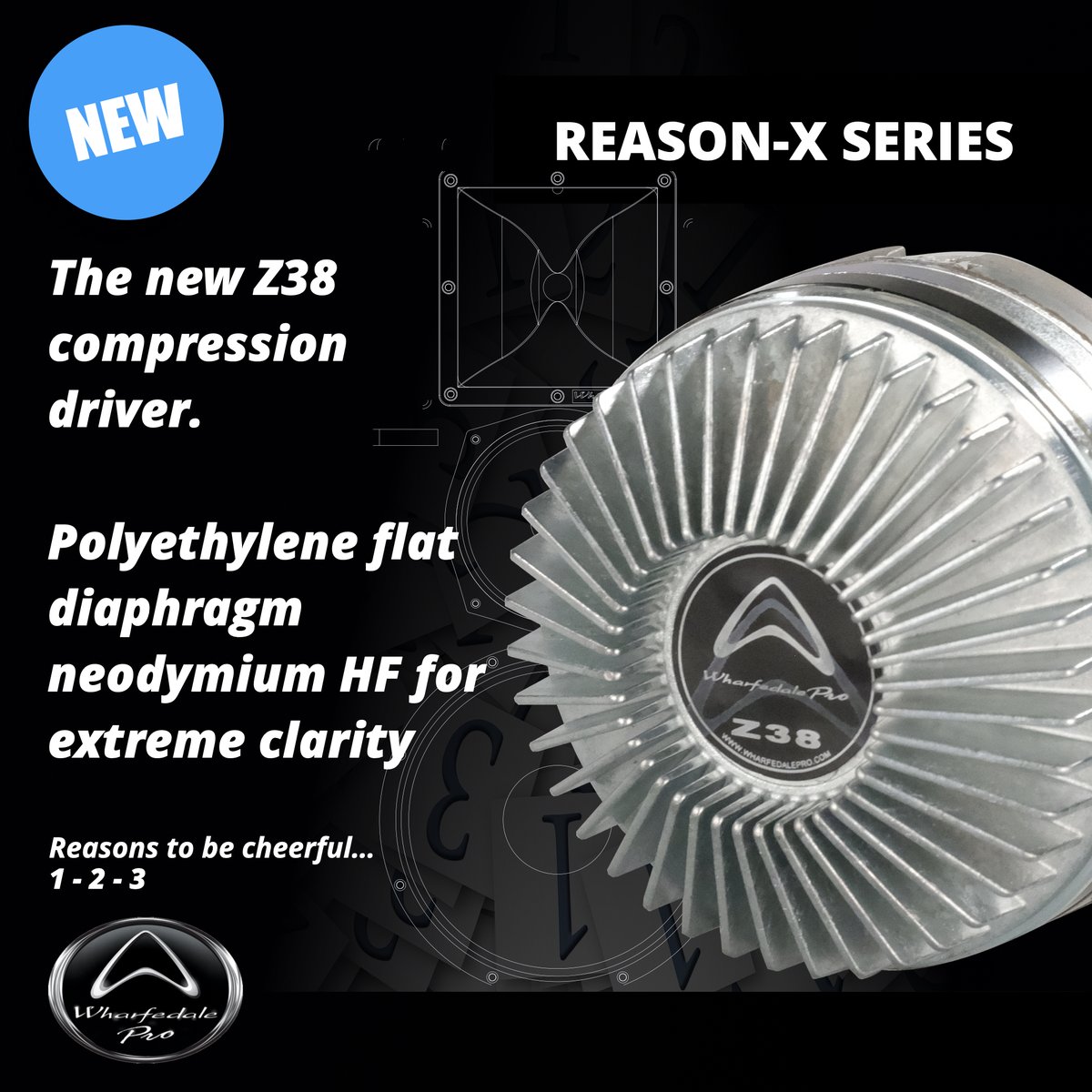 We recently explained the technical features of our new Reason-X subwoofer drivers let’s now look at the HF compression driver used in the full range models the Z38 is smooth not harsh at high volumes
 
#proaudio #highfrequency #livesound #installedsound #wharfedalepro