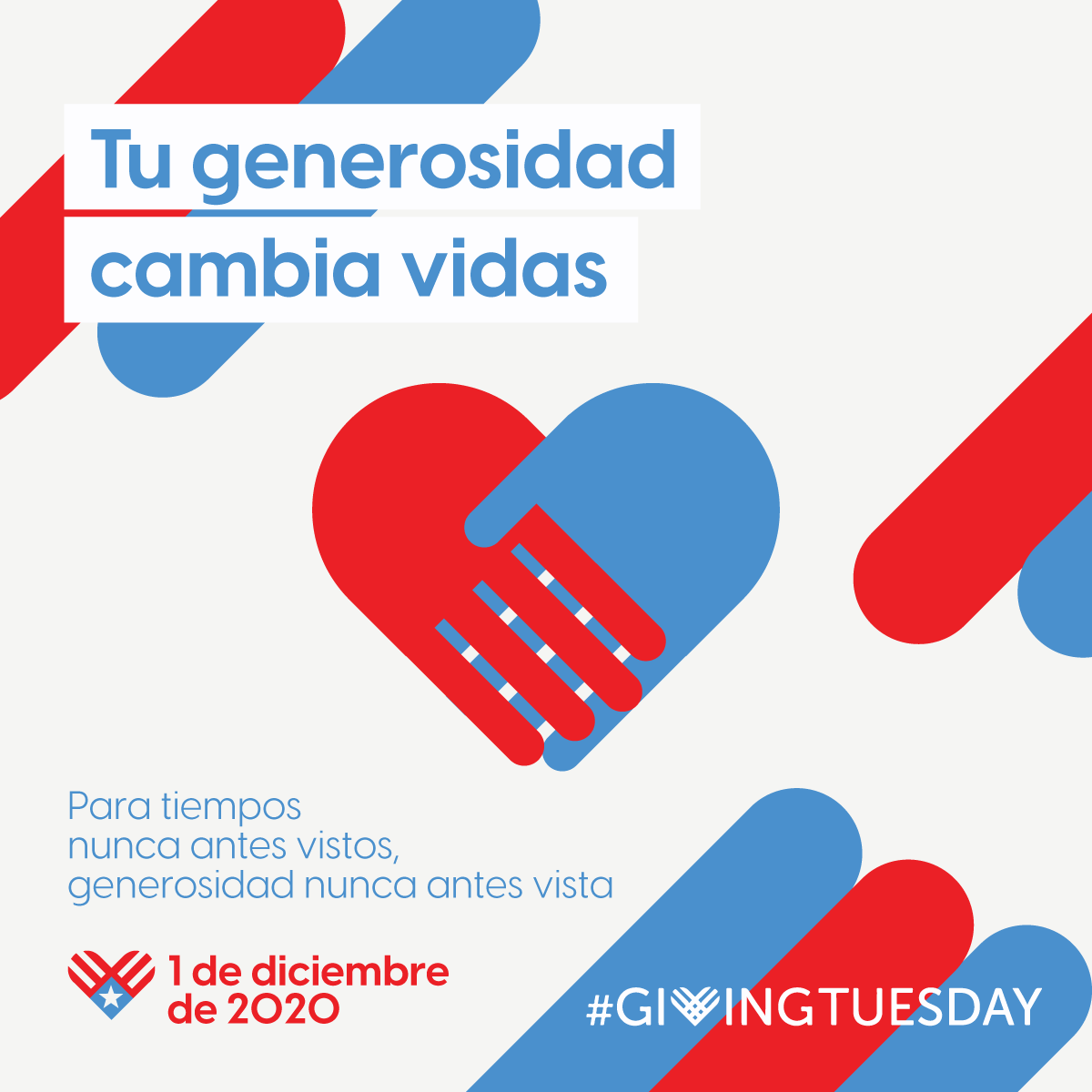 GivingTuesdayPR's tweet photo. ¡Llegó el gran día! Hoy es #GivingTuesdayPR2020. Hoy Puerto Rico se viste de generosidad y solidaridad gracias a empresas, organizaciones, asociaciones e individuos como tú. ¡Cualquiera puede donar! Escoge a que entidad vas a apoyar aquí https://t.co/H49QdIKZiG #GTPR https://t.co/JcoQe4gX2E