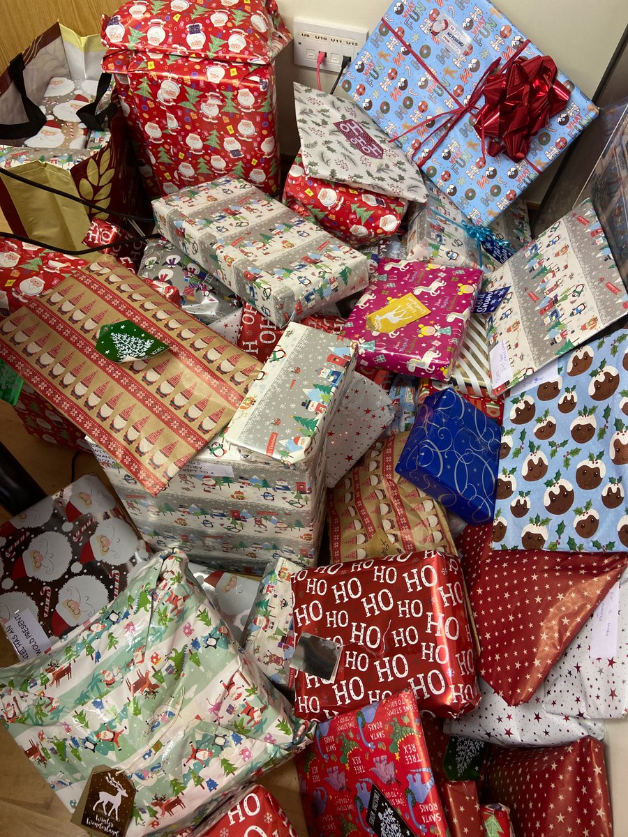 Just look at all of the pressies donated by staff at Peasmarsh store for Kipling Ward & Little Swimmers #ConquestHospital