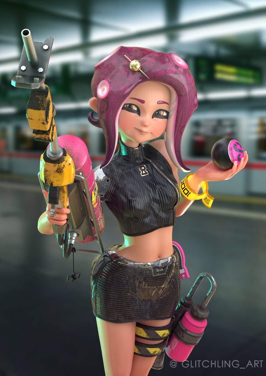 SPLATOON 』Agent 8 Made her awhile back but didn't think it was