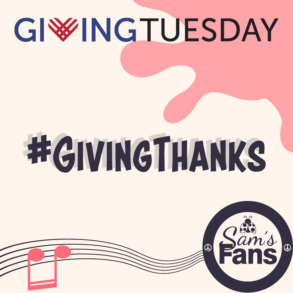 Today is #GivingTuesday! We are #GivingThanks for you and would like to invite you to take a look at our 2019 Annual Report! Check it out here: samsfans.org/annual-report-…