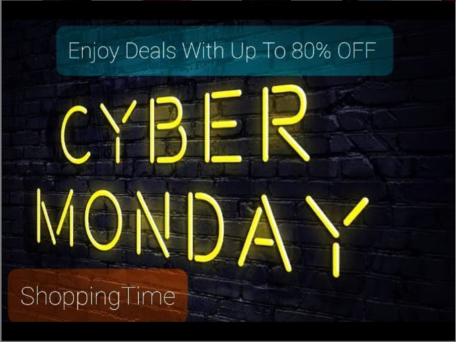 After Black Friday, Cyber Monday Sale is now ongoing!
Savings that never ends at @shoppingtimeca
Last chance to snap up to 80% OFF
Get Coupons, Promo Codes, & Discount Deals from Amazon Nordstrom Aliexpress Best Buy eBay Yoox and other 20+ Stores
Visit - https://t.co/TBPHNigs8i https://t.co/x6B0fyXZle