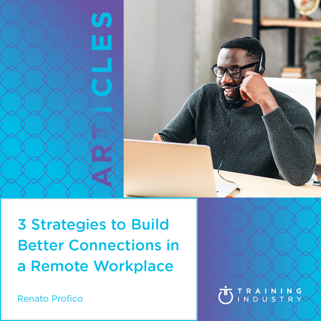 TrainingIndustr's tweet photo. Building strong working relationships in the remote workplace is critical to maintaining employee #engagement and #psychologicalsafety. https://t.co/1Kn8oXWIb7 #remotework #relationshipbuilding #connection #stayingconnected #psychologicalsafety @doodletweet https://t.co/x1fwvihgav