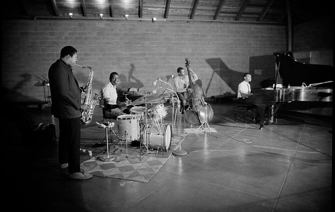 OrskiAndrzej's tweet photo. #Coltrane, the drummer #ElvinJones, the bassist #JimmyGarrison and the pianist #McCoyTyner in the studio. #BothDirectionsAtOnce
Photo: Jim Marshall https://t.co/7JCVyT9zeL