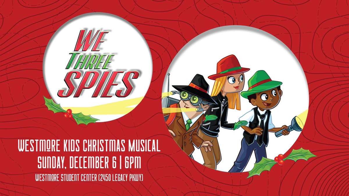 This Sunday evening is our Westmore Kids Christmas production at the Westmore Student Center.