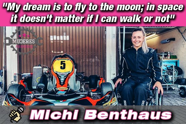 damasfierreras's tweet photo. 🎙️ 📝 Michi Benthaus: "My dream is to fly to the moon; in space it doesn't matter if I can walk or not"

➡️ Her desire to feel adrenaline again overcame physical limitations and discovered a new passion in karting ...

Read the new special note 👉 https://t.co/rHRNYKxUbb https://t.co/uB8jWeN14v