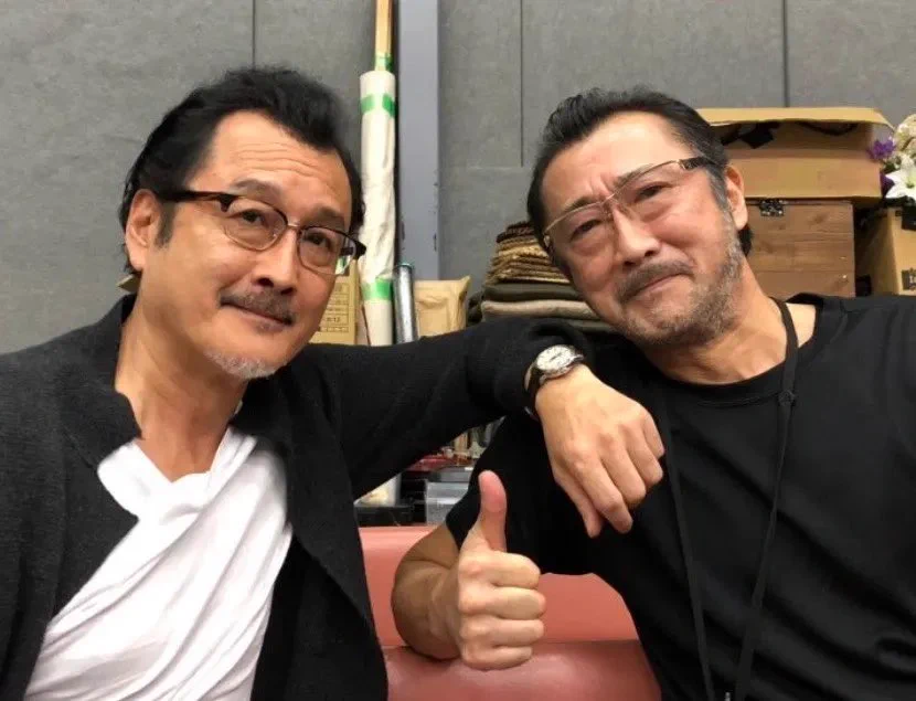 @Yasuda9432 (^_^)これが吉田鋼太郎と大塚明夫です。 