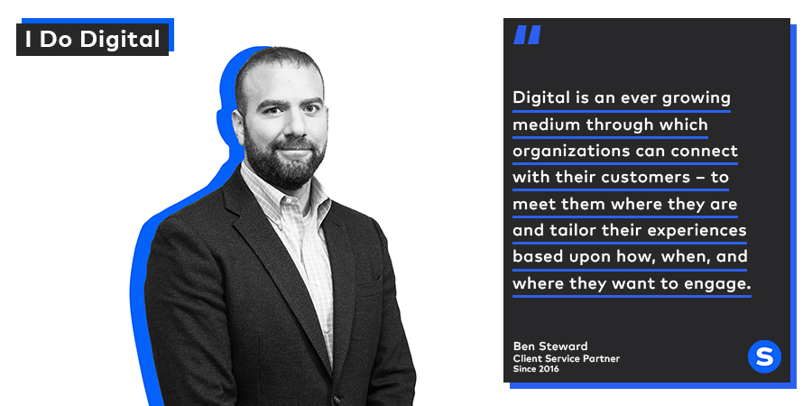 SlalomCLT's tweet image. What does digital mean to you? Client Service Partner Ben Steward highlights digital&apos;s role in delivering seamless, integrated services. Leaders like Ben are passionate about driving innovative solutions that develop a personal connection for our clients and their customers.