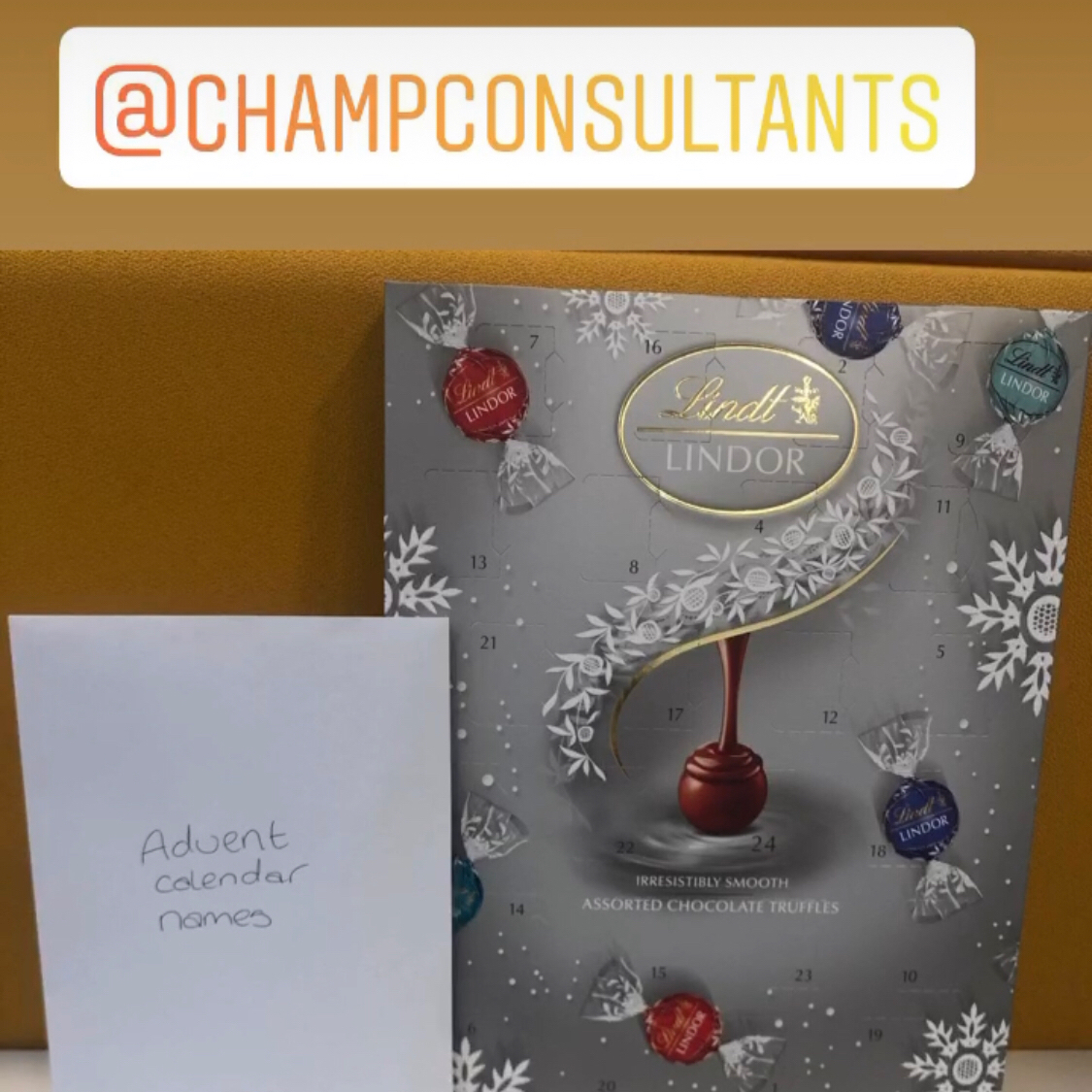 Looking forward to opening our advent calendar this year.
Christmas fun for the office
#christmas #adventcalendar #officefun #teambuilding #christmascountdown
