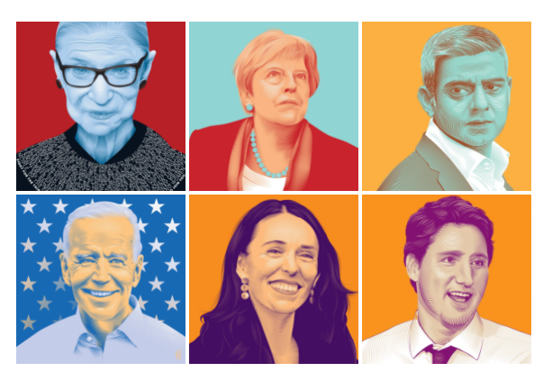 leCCJF's tweet photo. #PortraitPolitique : « contrairement à la #caricature et aux photos retouchées, le portrait vectorisé exprime mieux la personnalité du politique » selon l'artiste et illustrateur Christopher Evans.

➜ https://t.co/m3TgI4bDIl

#CommunicationPolitique #comPol #ComVisuelle https://t.co/J7bQOs6hhg