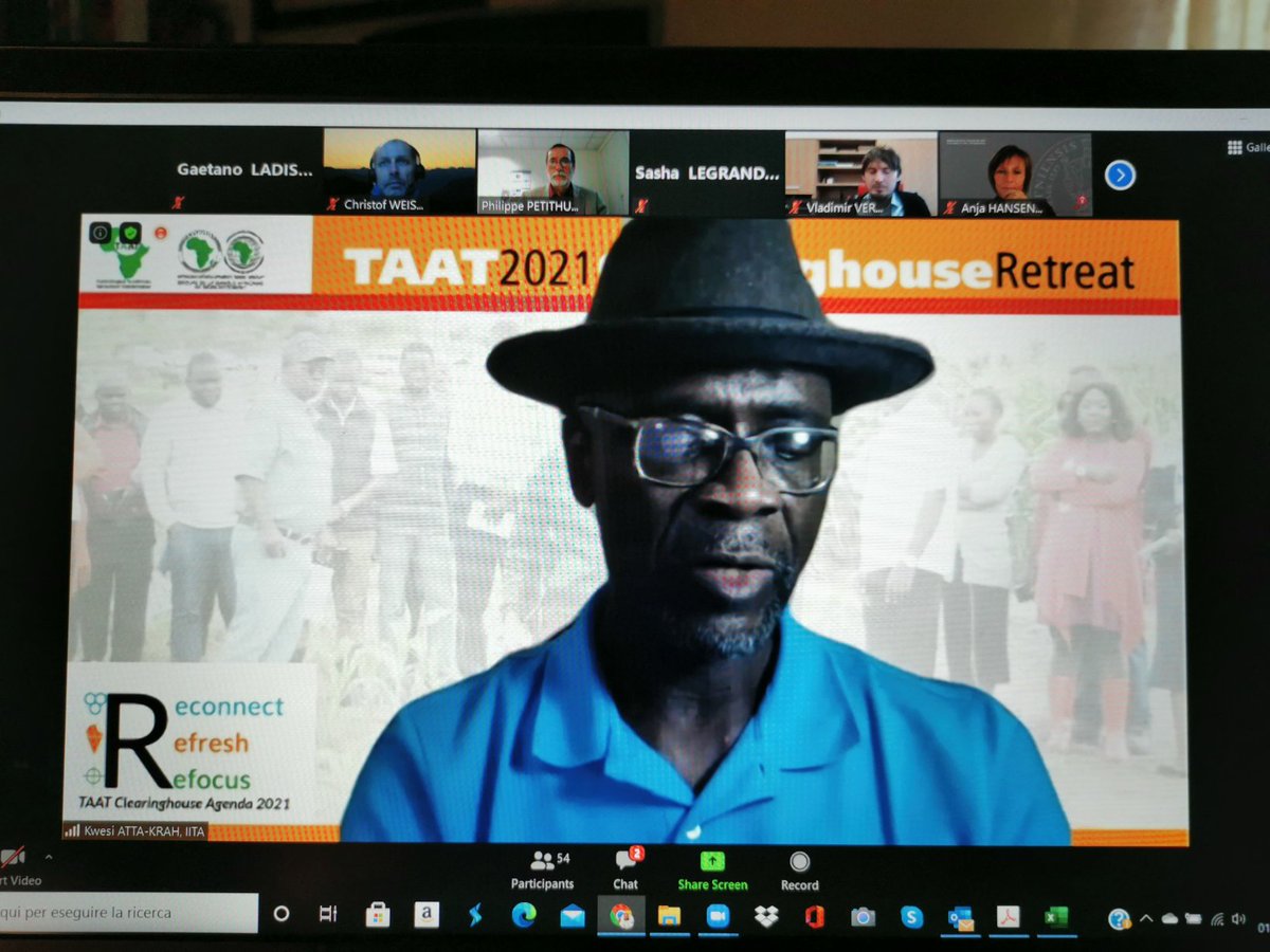 g_ladisa's tweet photo. @leap4fnssa #2ndGeneralAssembly active participation to the debate about #IRCplatform Kwesi Atta-Krah IITA Shadrack Moephuli ARC Stefan Haffner @DLR_de https://t.co/7AhZ8QD9jx
