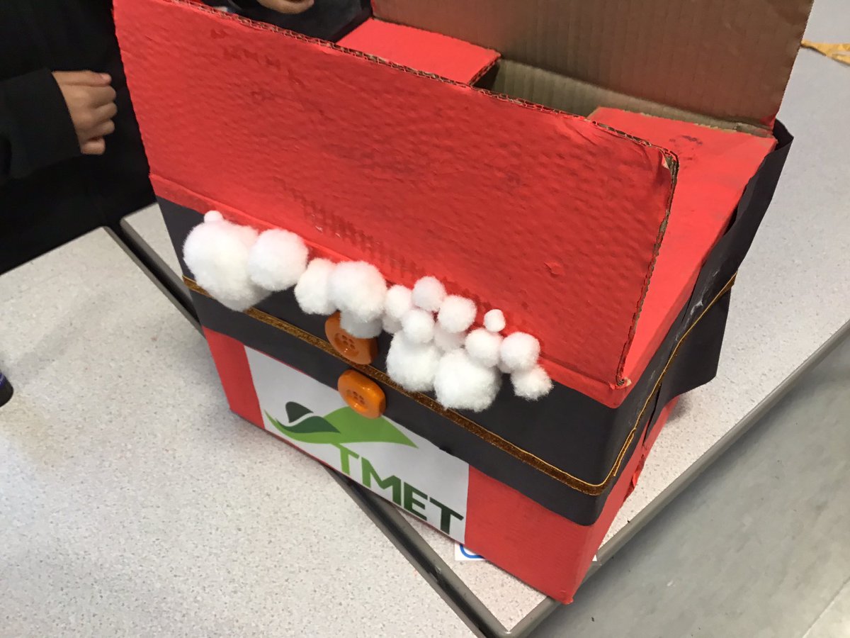 MissBickleyKMPA's tweet photo. The Christmas boxes for our TMET Community hug week were finished yesterday and are looking spectacular! @kestrelmead https://t.co/1S38Xpb1MA