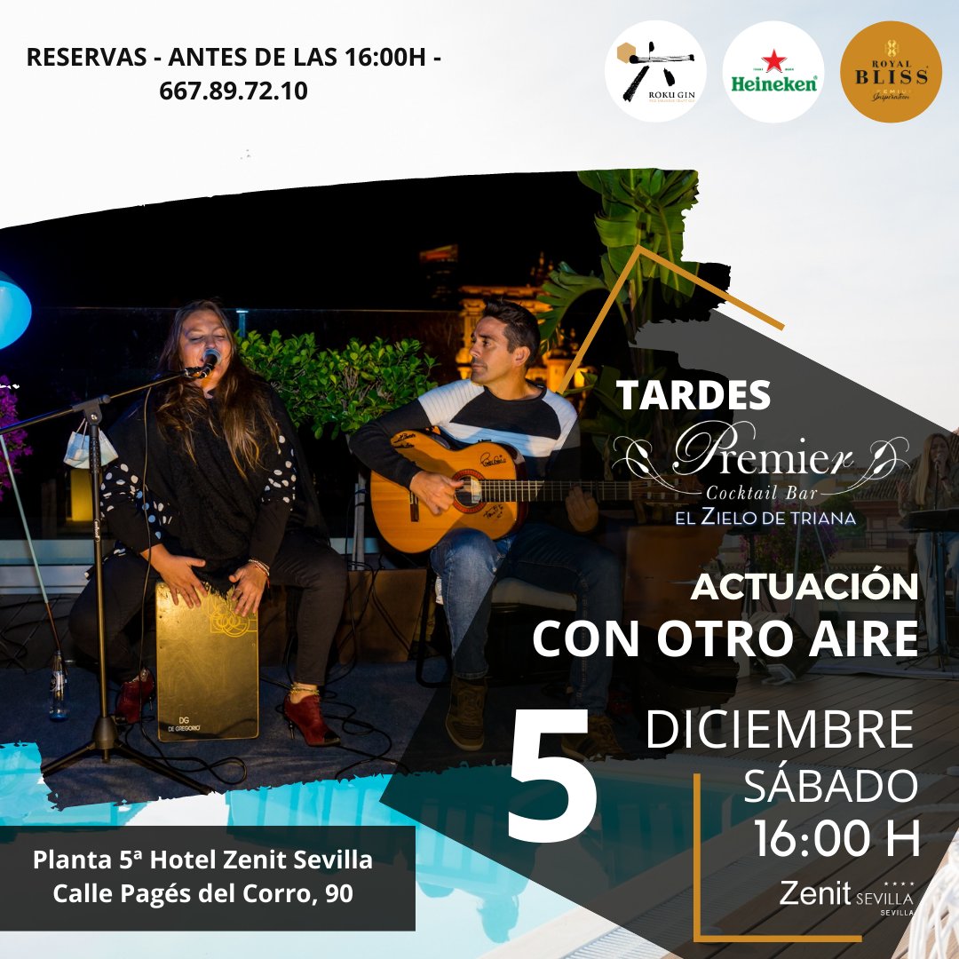 premiergyr's tweet photo. Los conoces y te encantan... ¡pues este sábado los tienes también en nuestra terraza! No tienes excusa, disfruta de tu largo descanso y ven con #LaCopaPerfecta a @ElZielodeTriana! ¡No te quedes sin tu sitio y reserva!
☎️ Reservas: 667.897.210 https://t.co/bzCx9ZAgT3