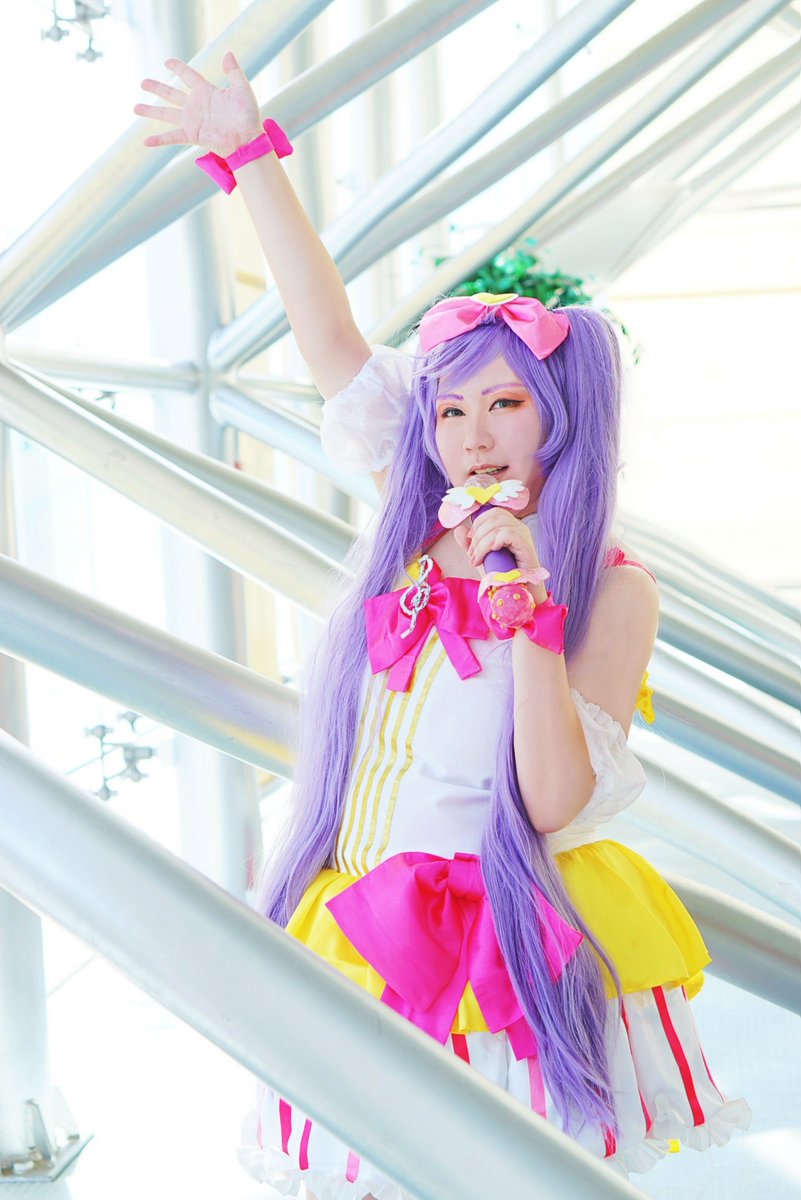 花楠 リボンに絡まりたい Cosplay プリパラ 真中らぁら みーんなともだち みーんなアイドル 今日も元気にかしこまっ Photo レモンさん Rakido コスプレス ホワイトキューブ
