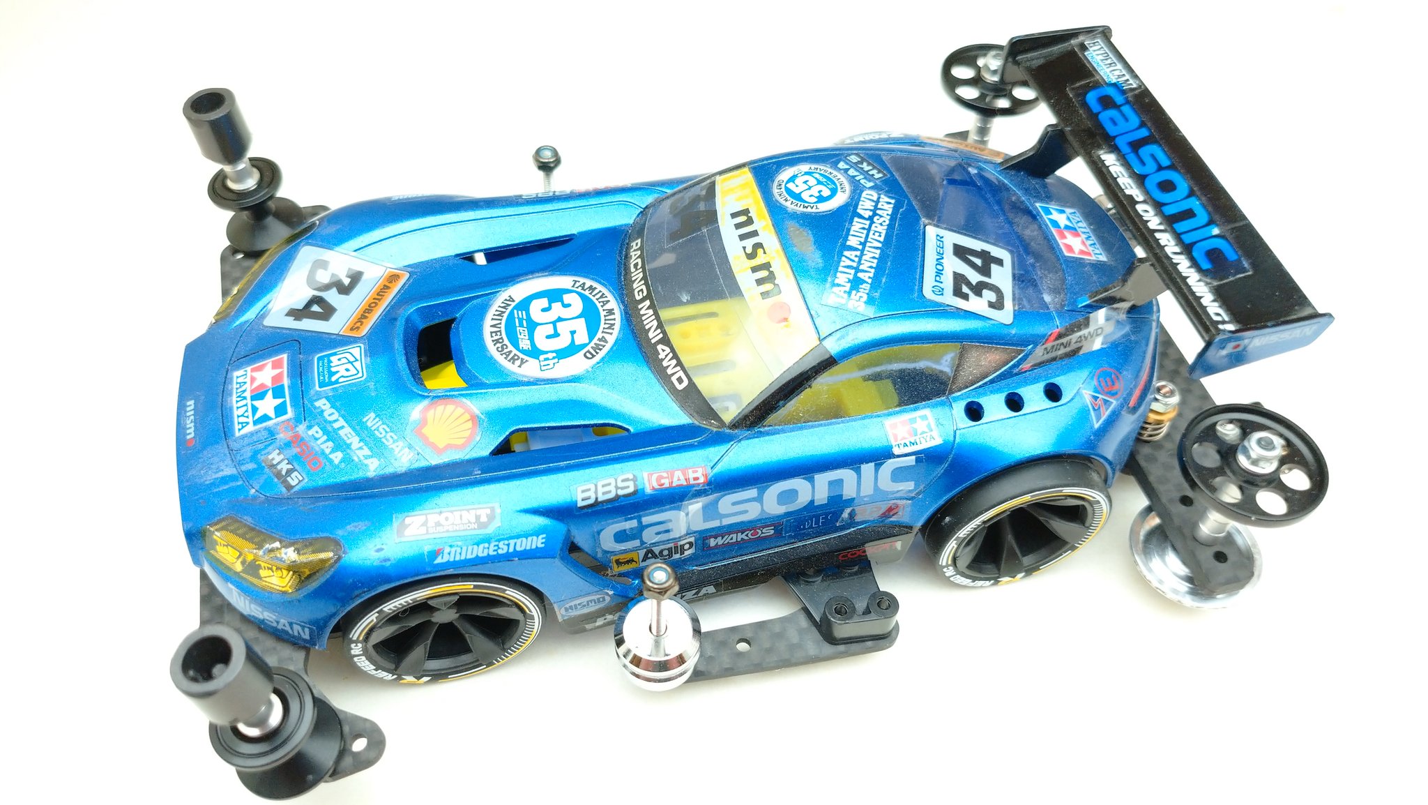 M悟空　skwセット　ミニ四駆 DKC ミニ四駆を超軽量化してみた Making Super Lightweight Mini 4WD