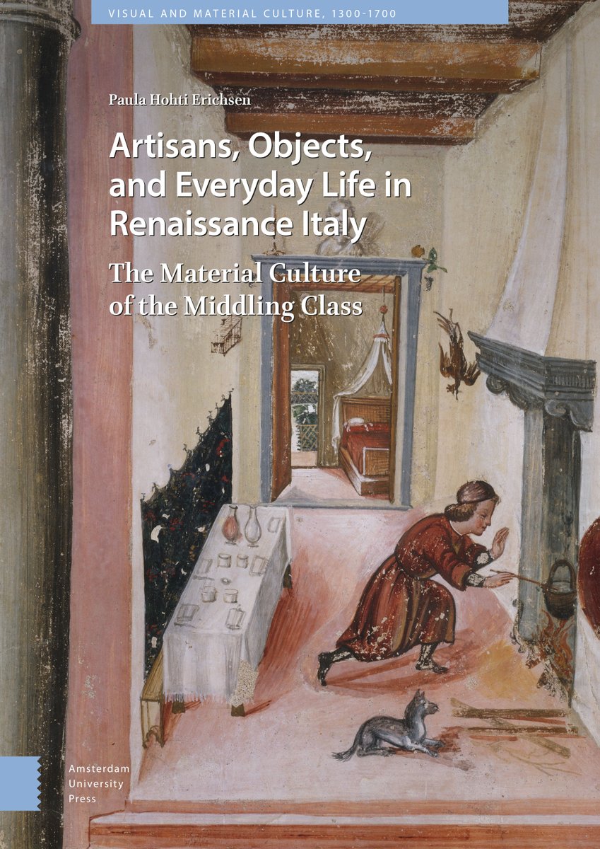 My new book Artisans, Objects and Everyday Life in Renaissance Italy: The Material Culture of the Middling Classis now available (Amsterdam University Press, 2020).
 
Available to order via aup.nl/en/book/978946…; and in the US via shop.btpubservices.com/Title/97894637….