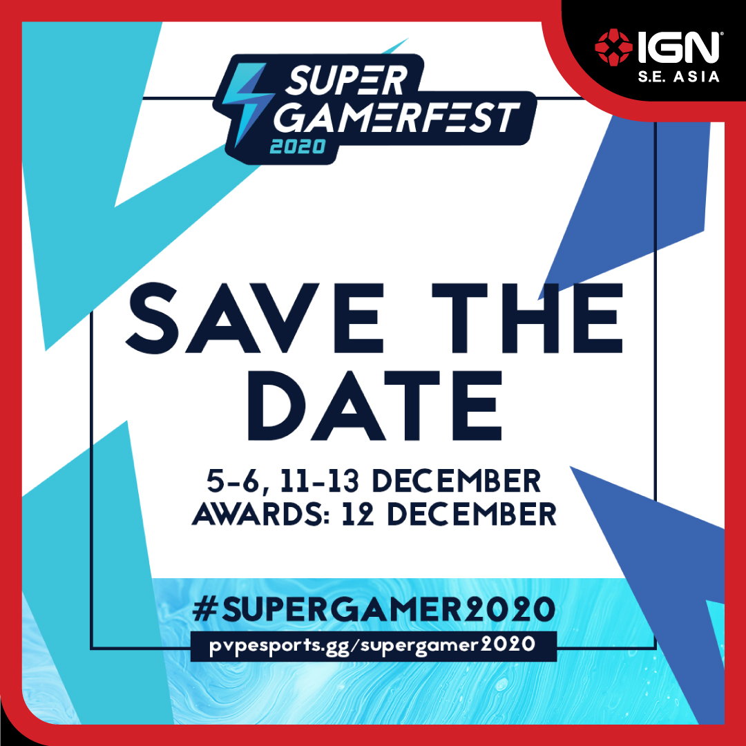 IGNSEA's tweet photo. Catch two-time TI champions OG, Team Secret CEO John Yao, Twitch Co-Founder Kevin Lin, F1 driver Alex Albon and many more at PVP Esports’ SuperGamerFest! #supergamer2020 https://t.co/AyQPqNCmsD