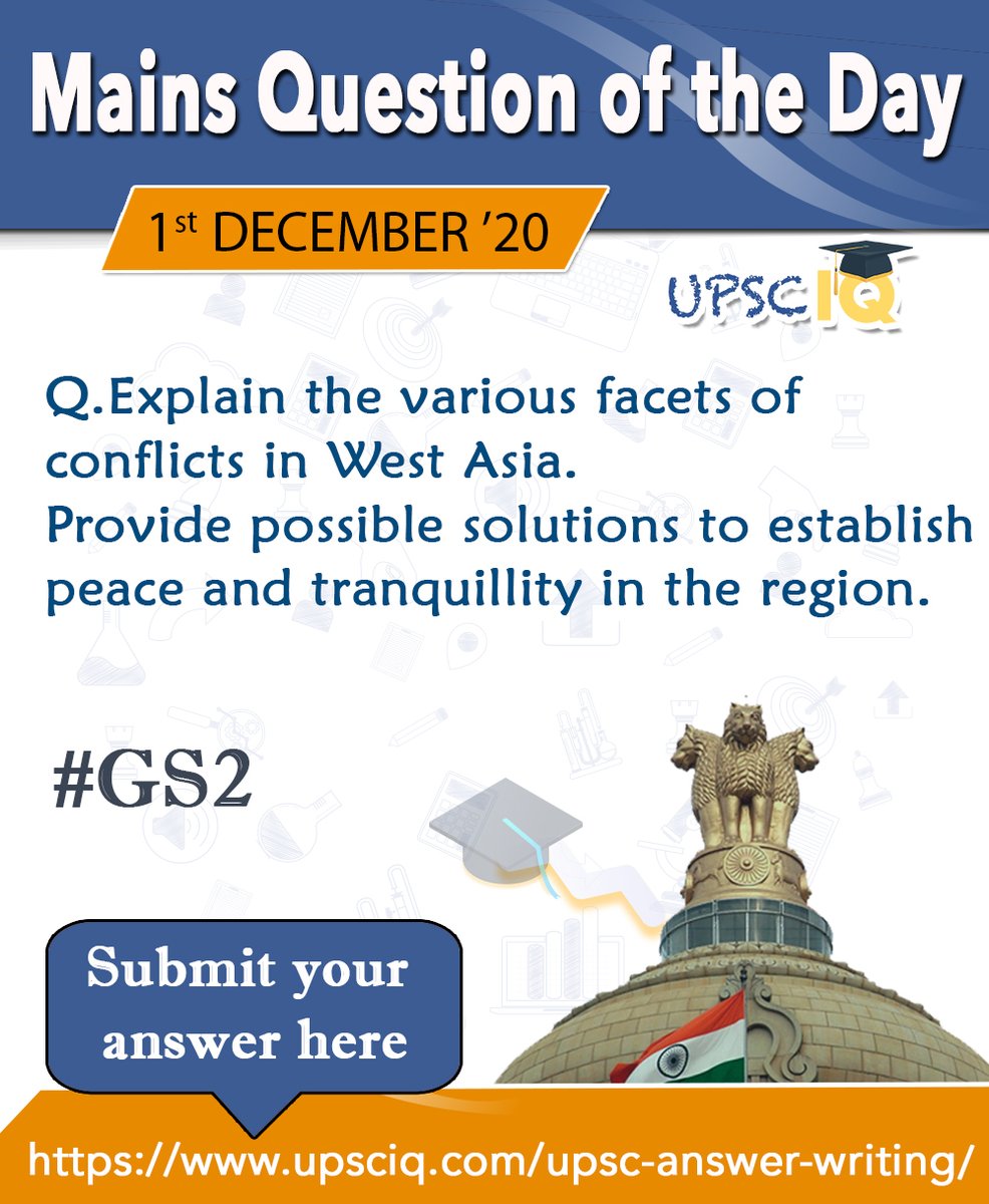 upsciq's tweet image. UPSC Mains Answer Writing
Submit your answer here - upsciq.com/upsc-answer-wr…
#Questionoftheday #upsc #prelim2020 #ias #cse
