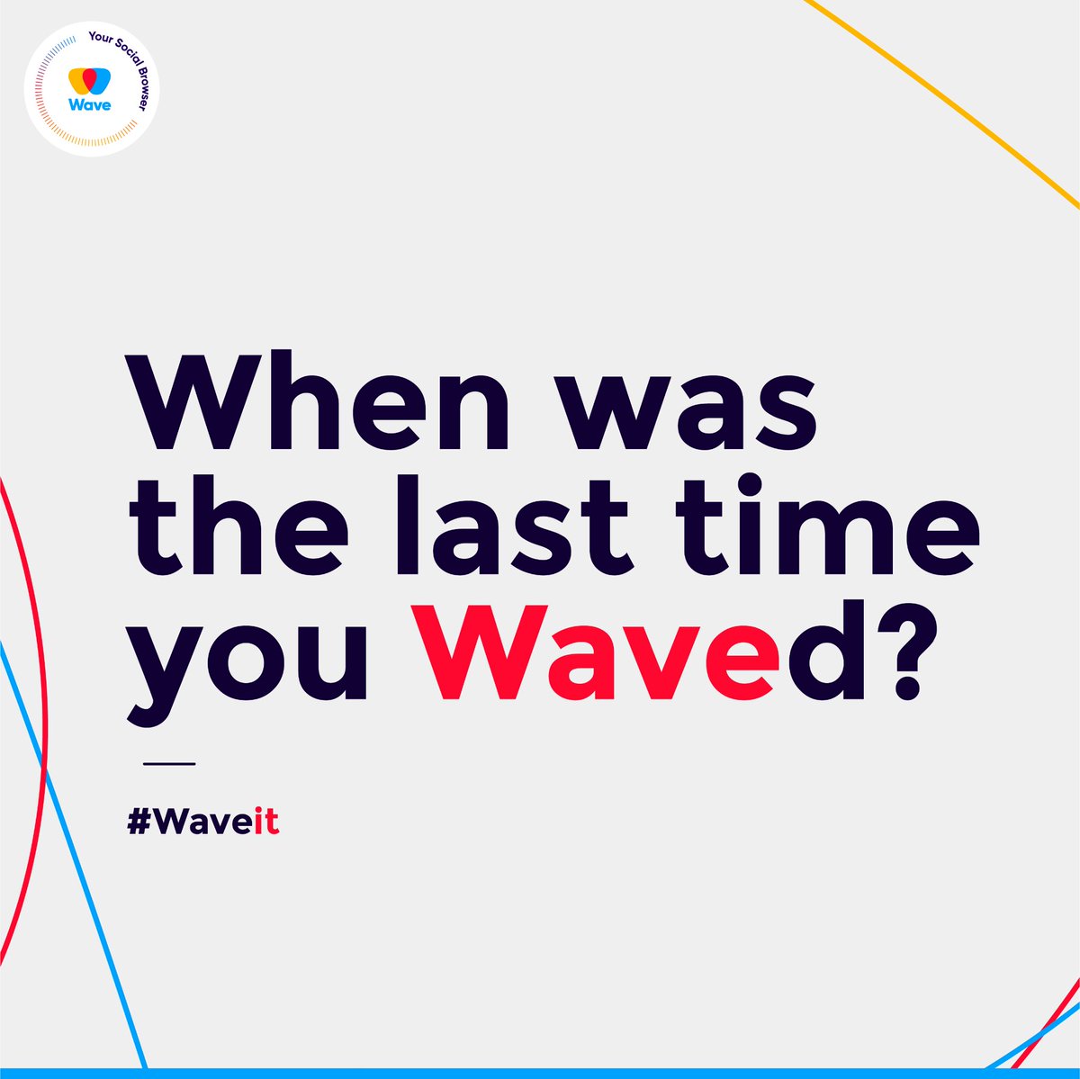 WaveAppIndia's tweet photo. We have a recommendation, do it now!
.
.
.
#wave #waveit #browse #share #chat #repeat #wavekiyakya https://t.co/m5n9Yd5ktw