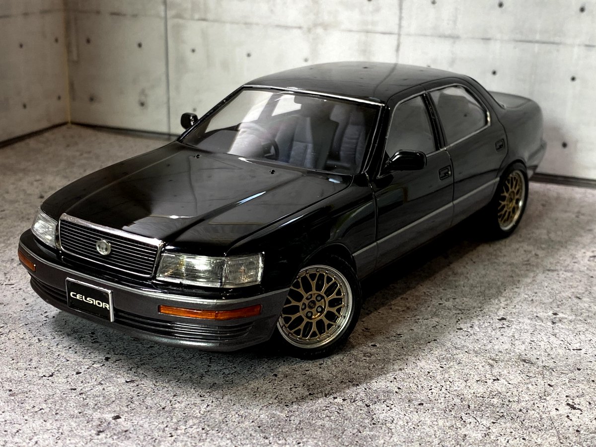 制作動画】TAMIYA TOYOTA CELSIOR part3 クリア塗装/研ぎ出し/鏡面