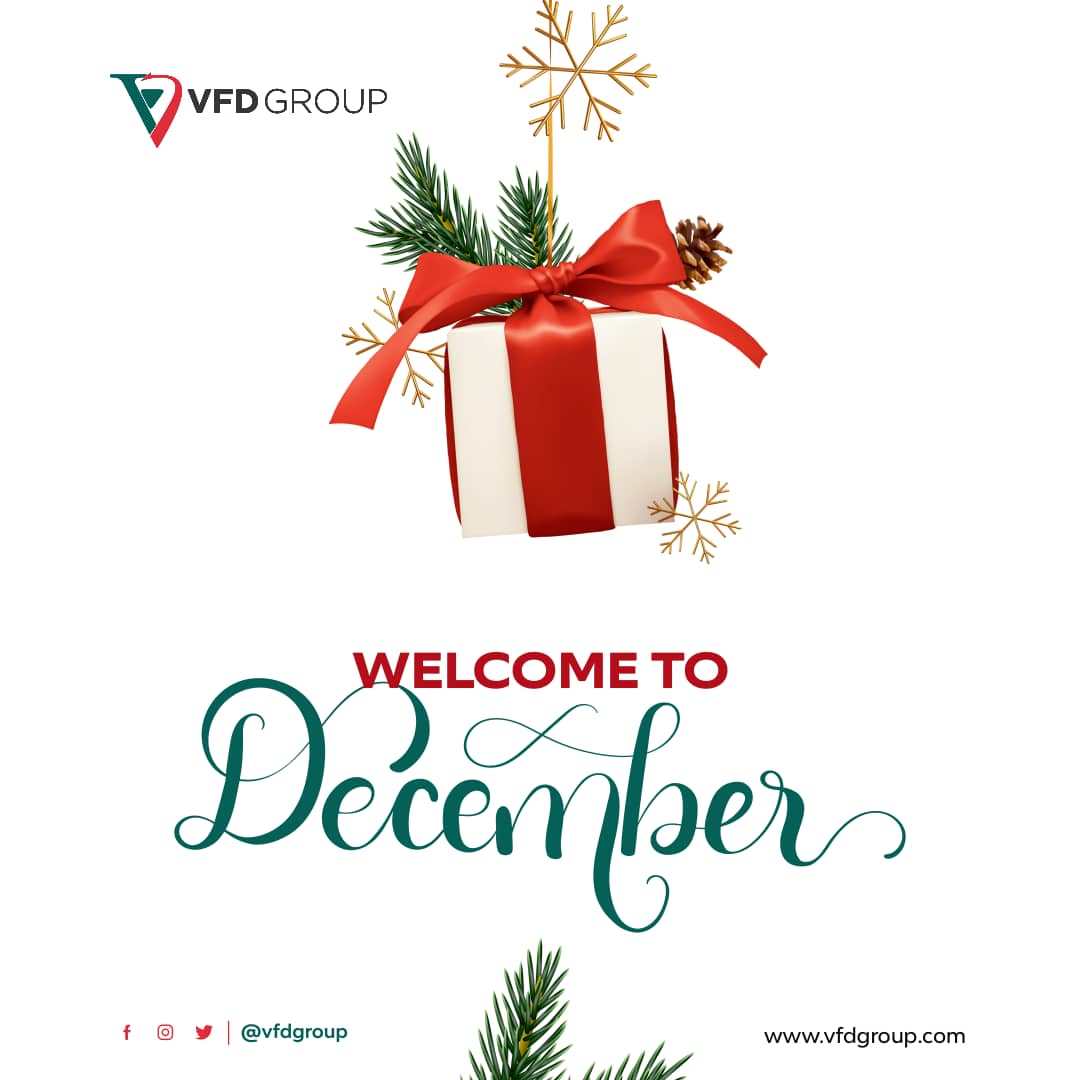 VFDGroup's tweet photo. Today is another opportunity to right yesterday’s wrong. Today is another chance to start afresh and today is another avenue to be better than yesterday.
Happy New Month!!
#vfdgroupplc #December1st #DecemberToRemember https://t.co/1YK2DceXRN