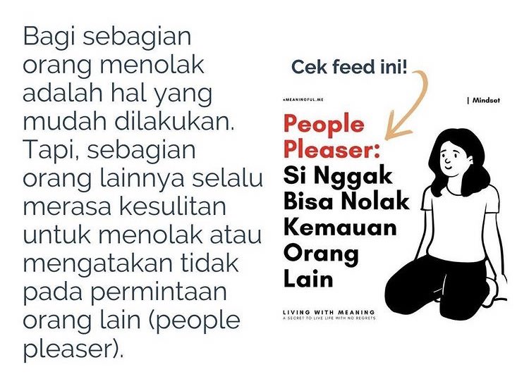 Nih buat orang yang ngga enakan 