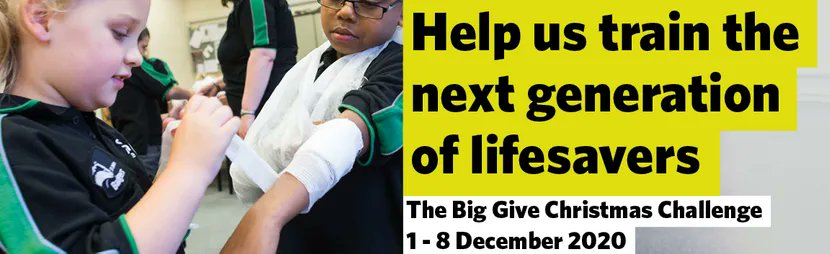 Today is the first day of the <a href="/BigGive/">Big Give</a> #ChristmasChallenge20 where every donation until 8 December will be match-funded.

I'll donate £1 to <a href="/stjohnambulance/">St John Ambulance England</a> youth programmes, including expanding our work with <a href="/DofE/">The Duke of Edinburgh’s Award</a>, for every retweet before the end of the day!

#GivingTuesday 🎁