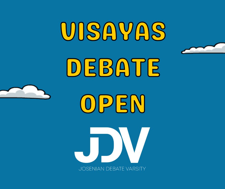 JDVarsity's tweet photo. The Josenian Debate Varsity congratulates its contingent to the Visayas Debate Open for a spectacular performance! 

The Visayas Debate Open is a debate tournament in the Asian Parliamentary format and was held via Discord last November 28-29 2020. https://t.co/2sSXW0EGCR
