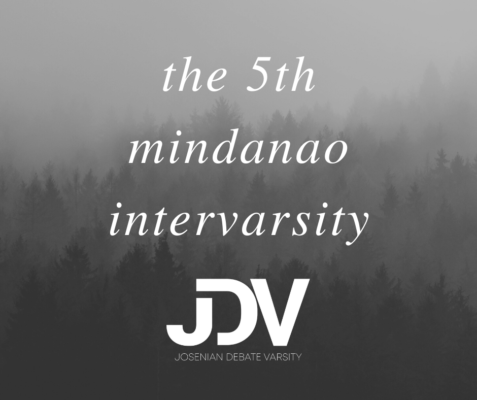 JDVarsity's tweet photo. The Josenian Debate Varsity congratulates its contingent in the 5th Mindanao Intervarsity for making it to the tournament’s Loyola Debate Cup finals. https://t.co/LLstklgkKm