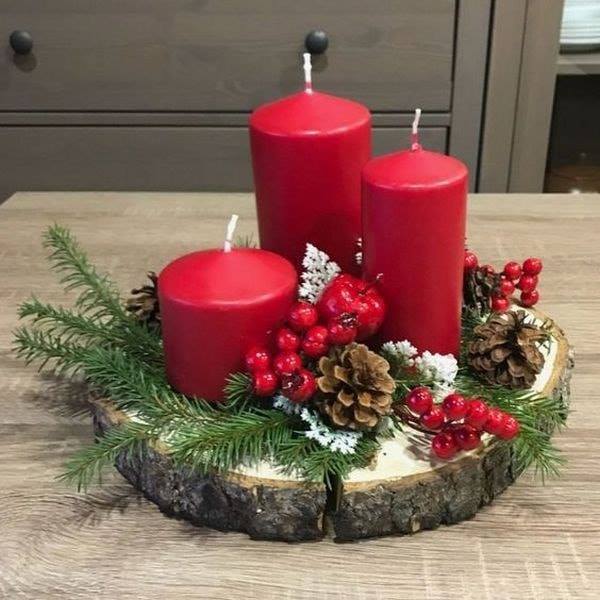 Astucesde's tweet image. Belles décorations de tables de Noël &amp;lt;3 !