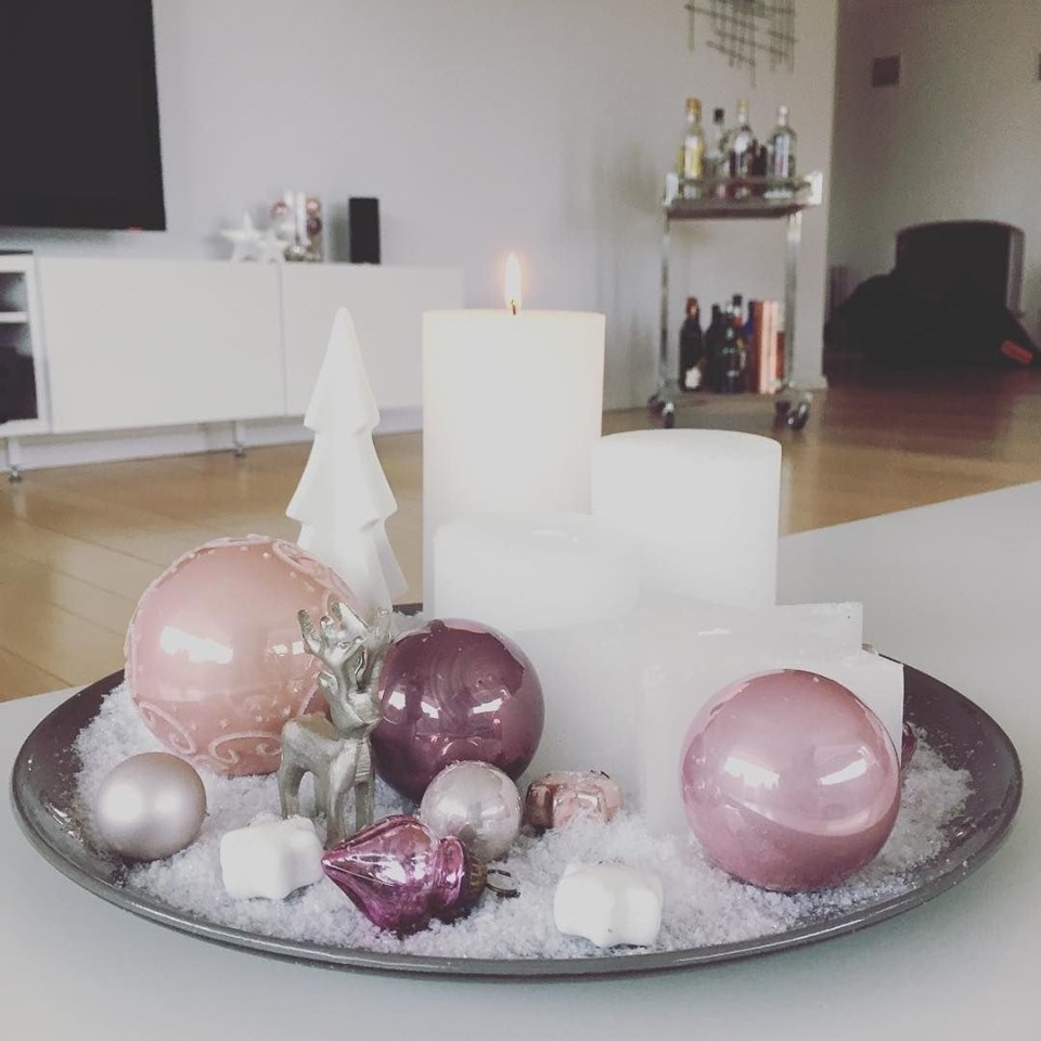 Astucesde's tweet image. Belles décorations de tables de Noël &amp;lt;3 !