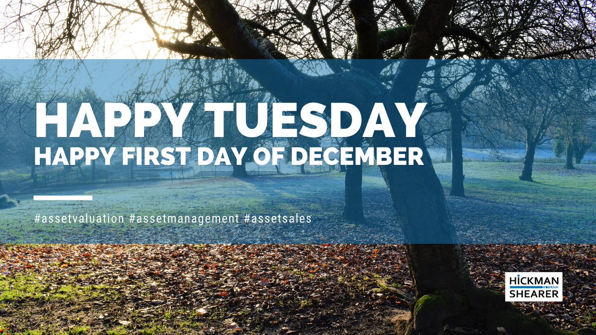 First of the month…first of December…let’s move forwards into a new month #assetmanagement #assetvaluation #HickmanShearer #hickmanshearer #assetsale #assetmanagement #assetvaluation #businessvaluation #manufacturing #pharmaceutical #healthcare #energy #utilities #broadcasting