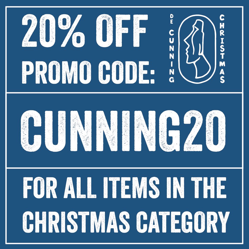 theCunningCraft's tweet photo. https://t.co/07OL35b7j6
Morning all.. I've put a 20% discount across the CHRISTMAS category, just type CUNNING20 at the check out. Thanks everyone @_makersmarket @FredAldous @TheArtistryHou1 @BIDPreston @PlanitIE @LonSurfFilmFest https://t.co/xtUFsa1SDo